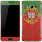 Portuguese Flag Dark Wood Galaxy J3 Skin